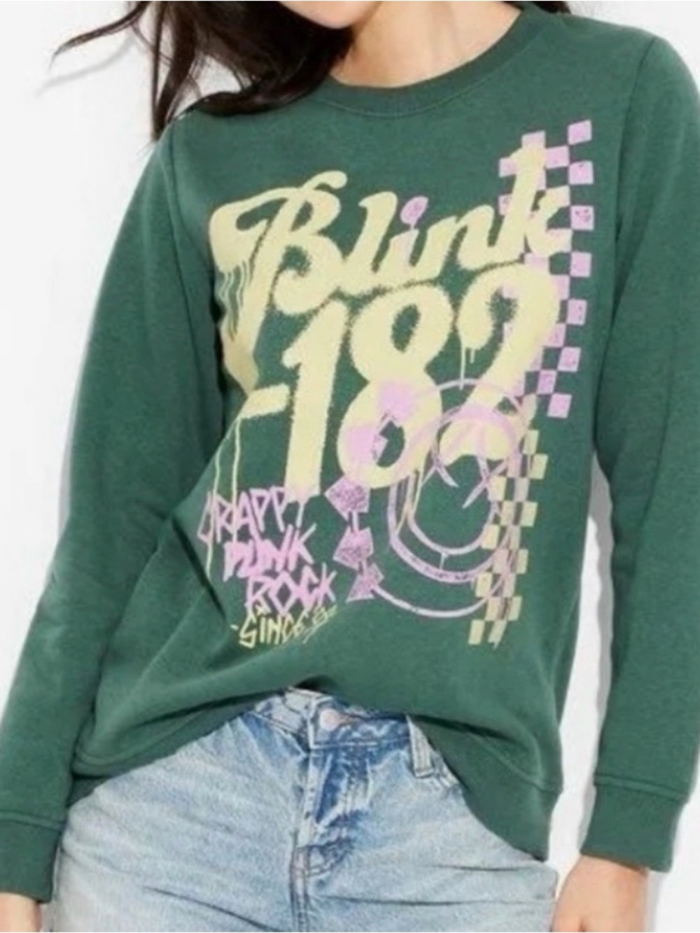 Blink-182 Crappy Punk Rock Since 92 Sweatshirt Size Medium - Picture 1 of 6